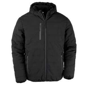 Result Genuine Recycled Mens Compass Padded Jacket / Black